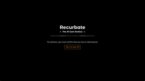 rechaturbate|Recurbate